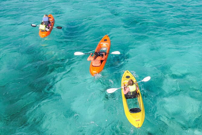 aruba kayaking mangel halto lagoon clear water