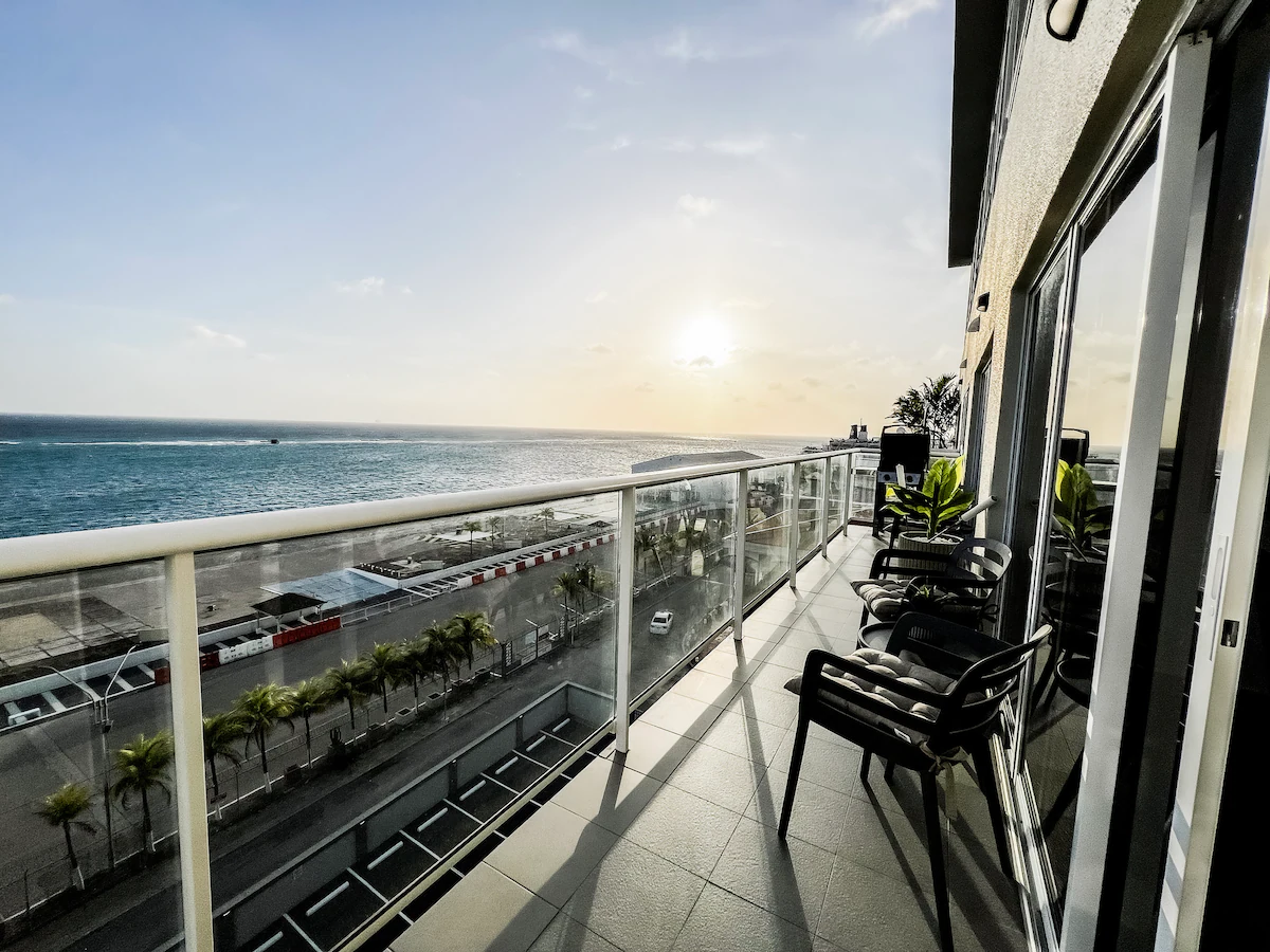 mangel halto beachfront apartment balcony view