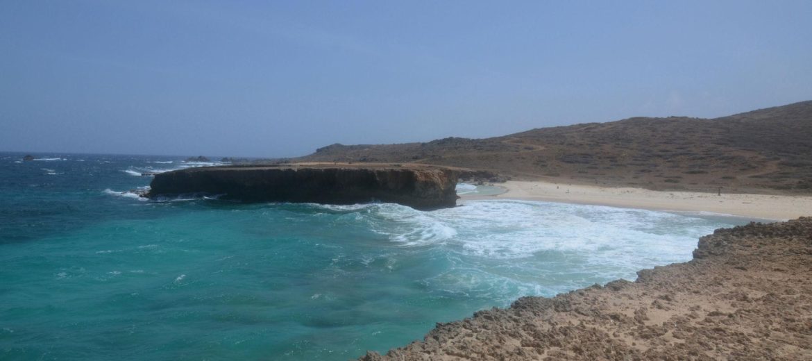 aruba secret small beach clear water cove